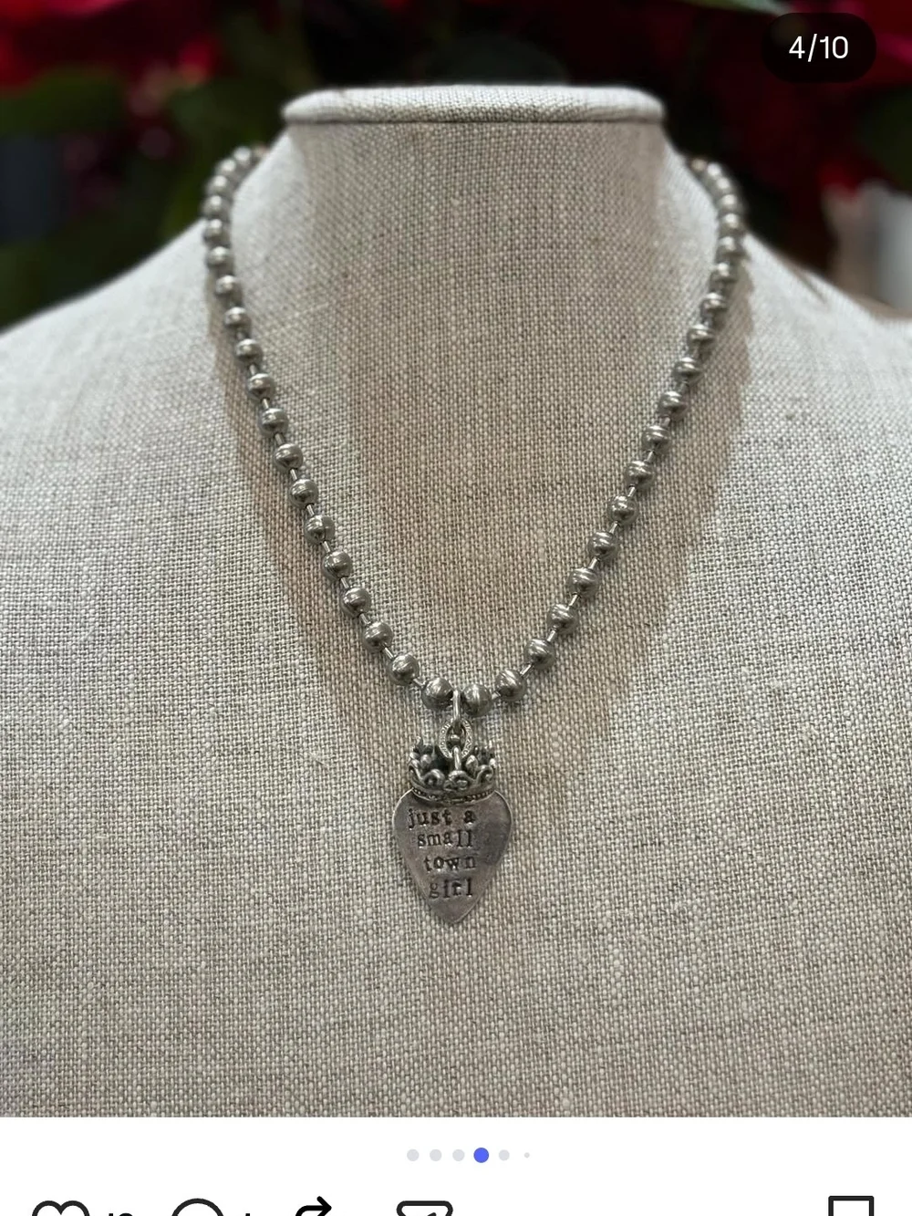 Paula Carvalho - 'Just a Small Town Girl' Necklace - Picture 1 of 8